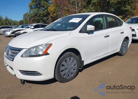 2013 Nissan Sentra S from USA, damaged, VIN 3N1AB7AP6DL732826